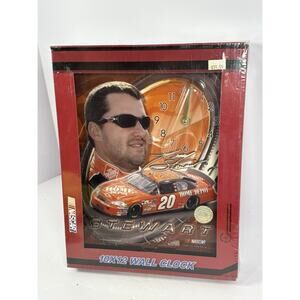 Tony Stewart 10x12 Wall Clock R/R Racing Reflections Nascar New In Box